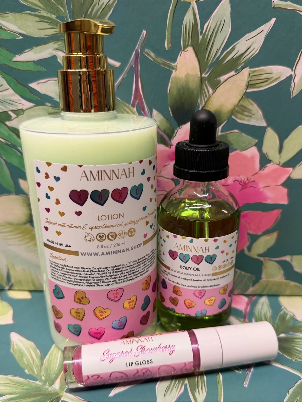 Aminnah Strawberry Kiwi Trio set